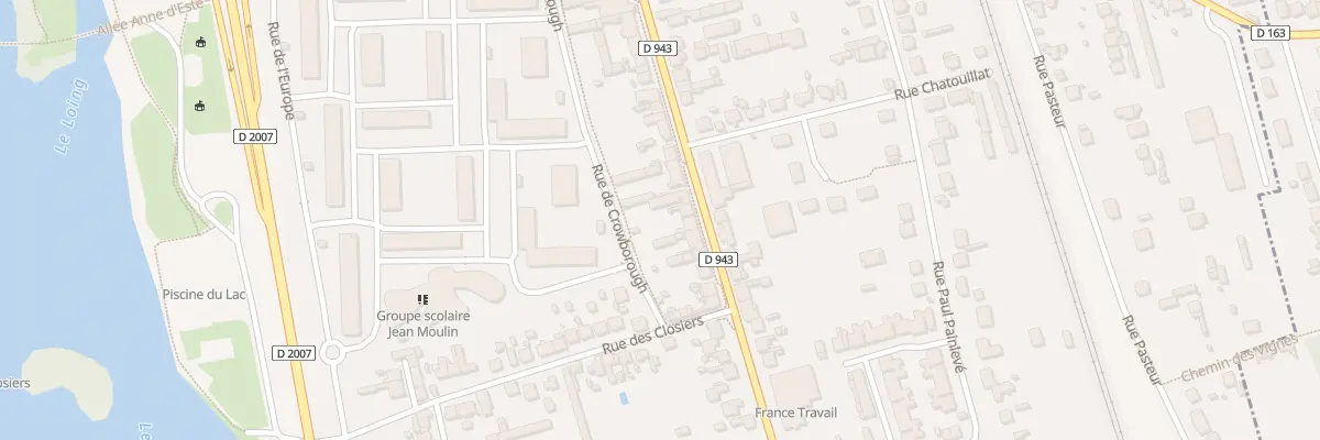 Plan du 120 Rue Deportes Internes Resistan à Montargis