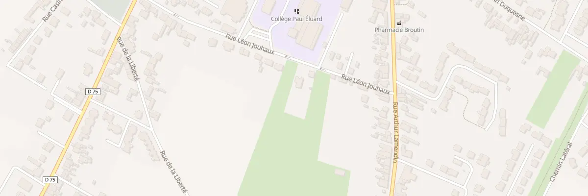 Plan du 29 Rue Léon Jouhaux à Vermelles