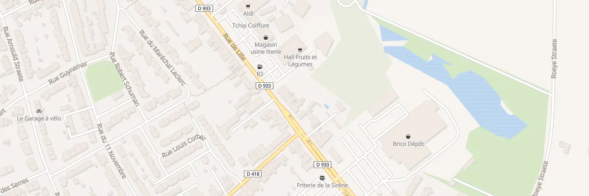 Plan du 233 Rue de Lille à Bailleul