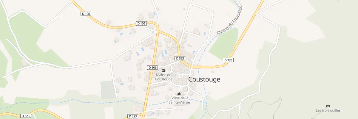 Plan du 14 Rue de la Mairie à Coustouge