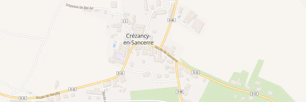 Plan du 1 Pl Edgard Hubert à Crézancy-en-Sancerre
