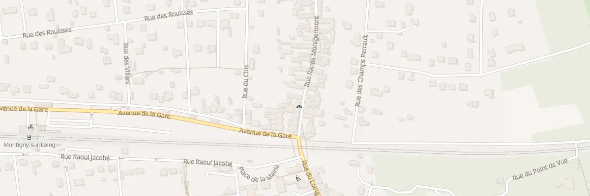 Plan du 5 Rue Renée Montgermont à Montigny-sur-Loing