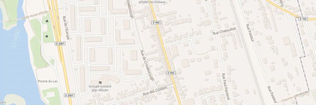 Plan du 112 Rue Deportes Internes Resistan à Montargis