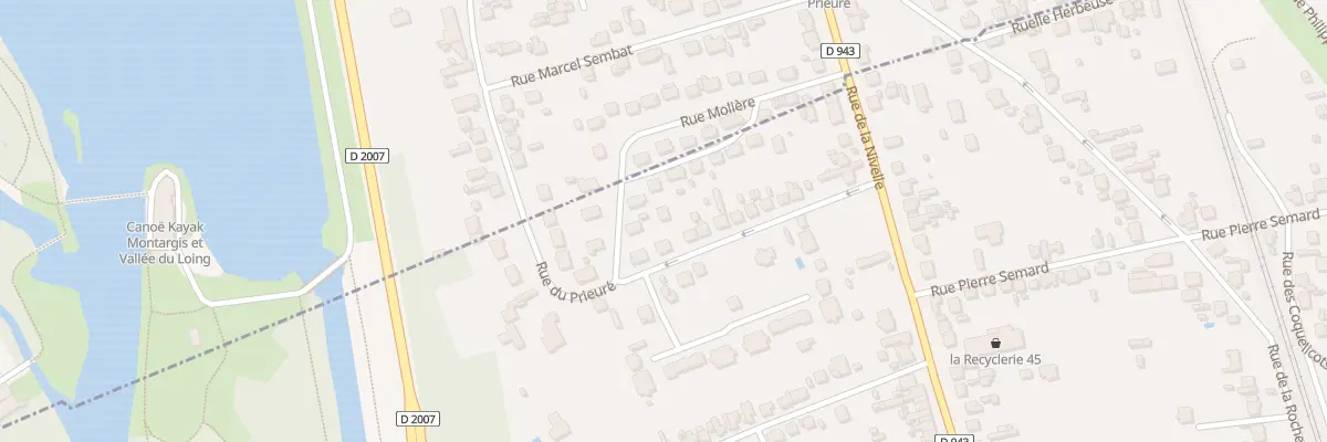 Plan du 147 Rue des Mésanges à Amilly