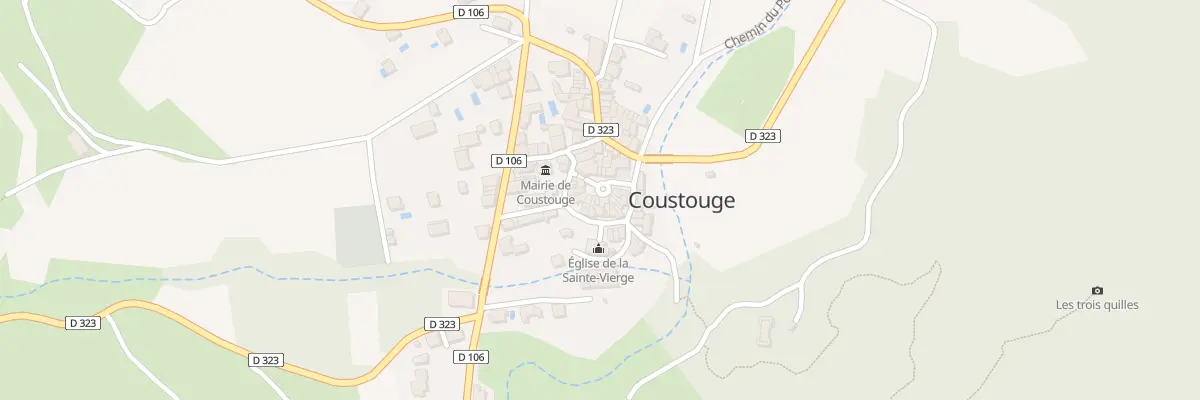 Plan du 19 Pl du Rond à Coustouge