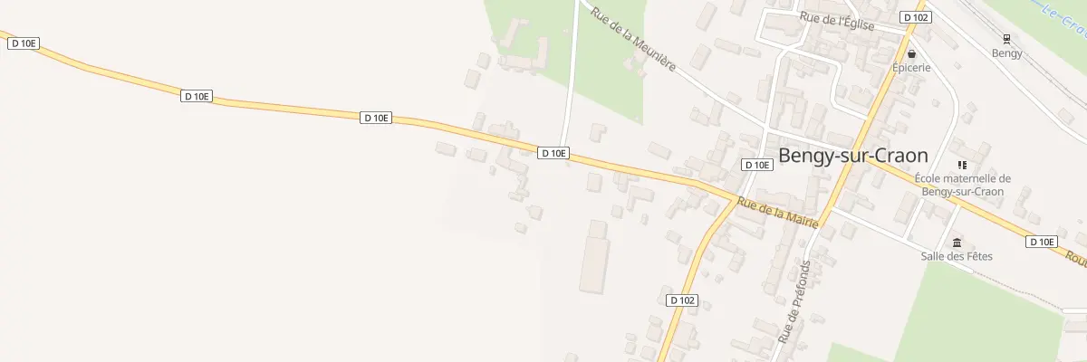 Plan du 5 Rte de Raymond à Bengy-sur-Craon