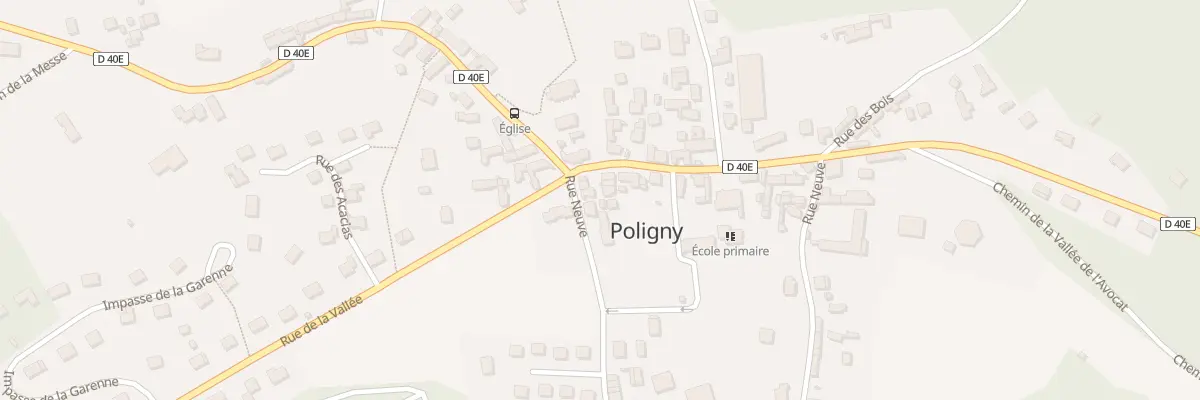 Plan du 2 Rue Neuve à Poligny