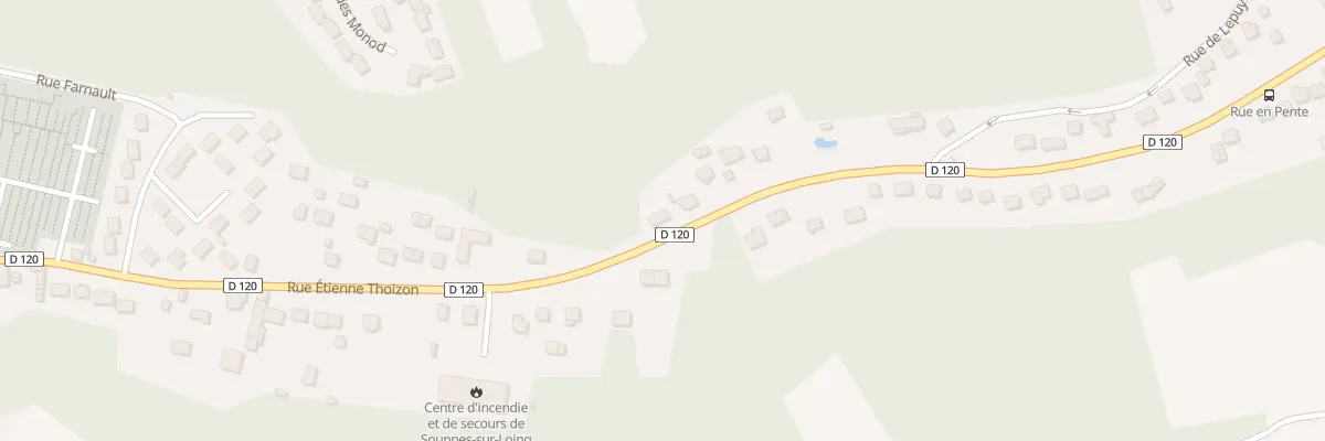 Plan du 43 Rue Etienne Thoizon à Souppes-sur-Loing