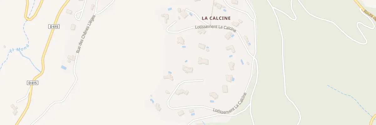 Plan du 24 Lot la Calcine à Llauro
