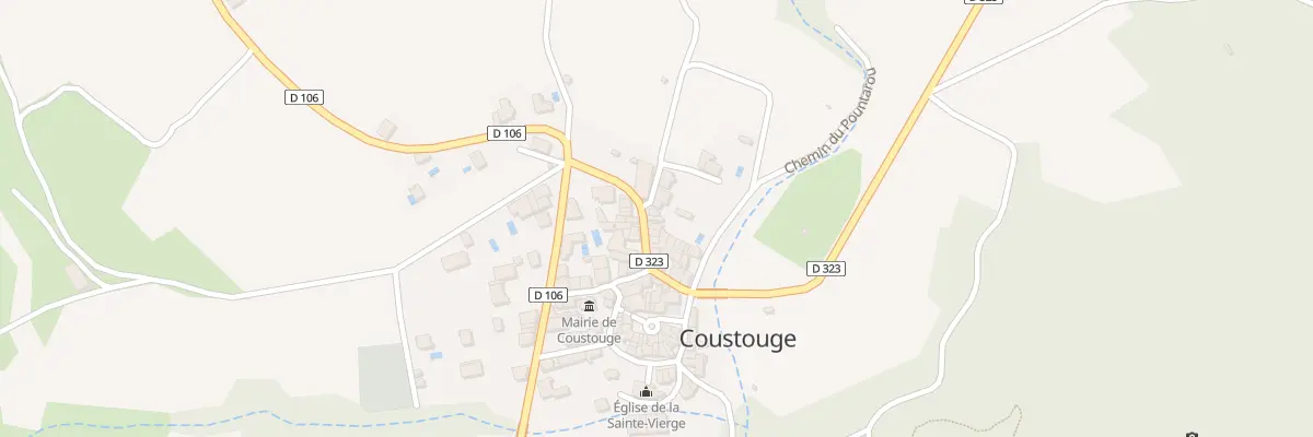 Plan du 4 Rte de Fontjoncouse à Coustouge