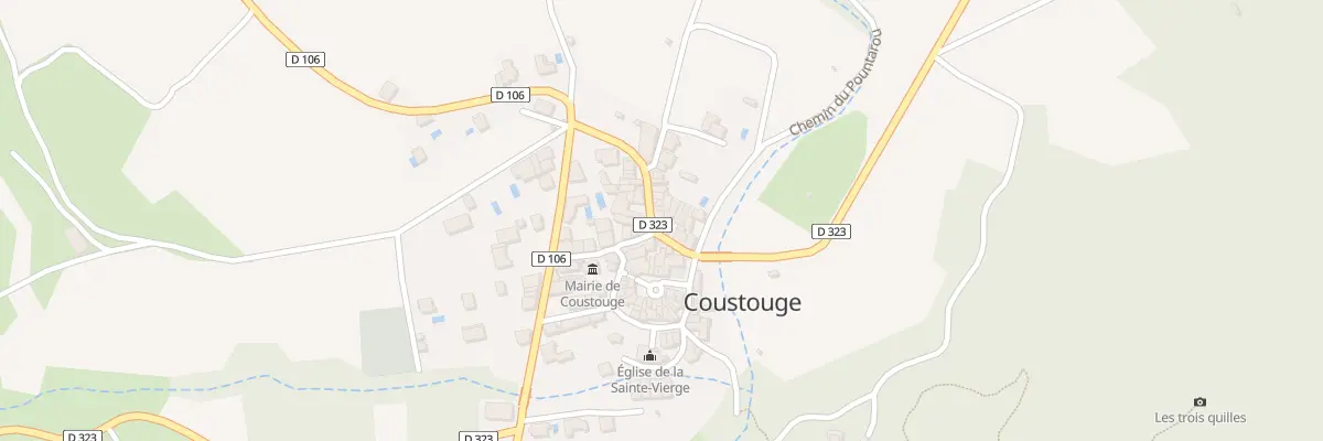 Plan du 16 Rte de Fontjoncouse à Coustouge