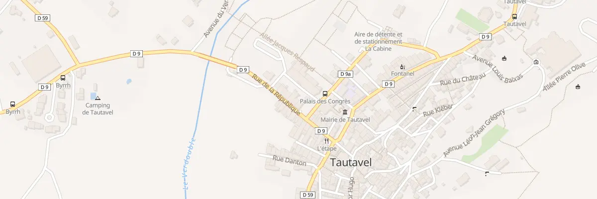 Plan du 16 Rue de la République à Tautavel