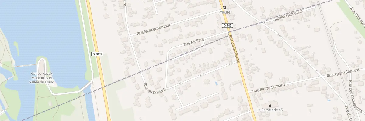 Plan du 77 Rue des Mésanges à Amilly