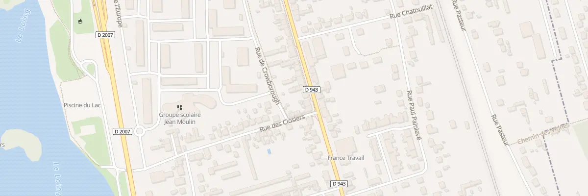 Plan du 126 Rue Deportes Internes Resistan à Montargis