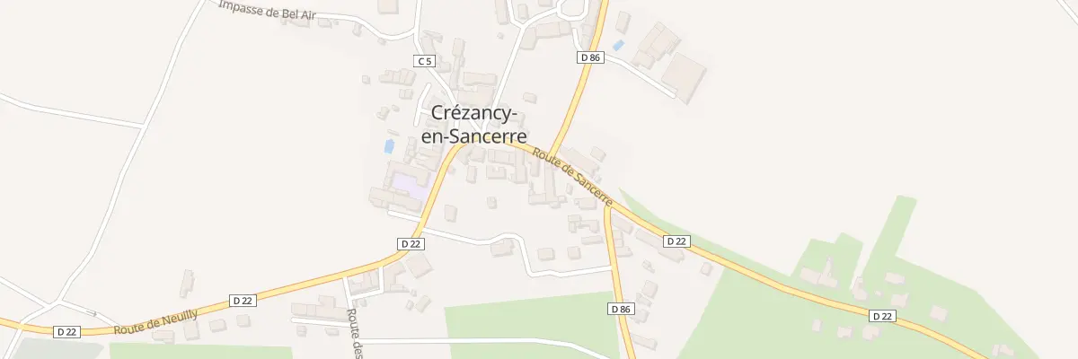 Plan du 2 Rte de Sancerre à Crézancy-en-Sancerre