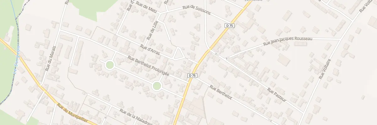 Plan du 1 Rue d’Arras à Vermelles