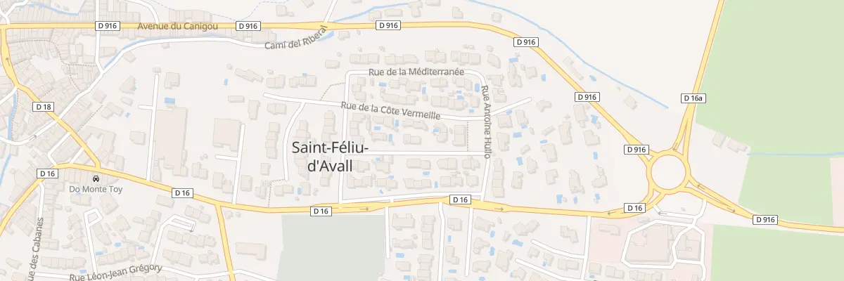 Plan du 7 Rue des Pyrénées à Saint-Féliu-d’Avall