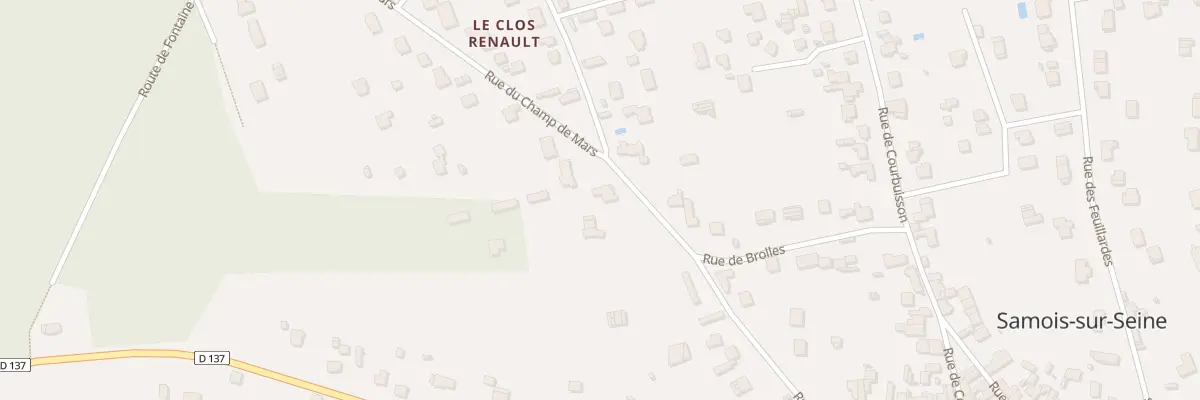Plan du 27 Rue Maximilien Lambert à Samois-sur-Seine