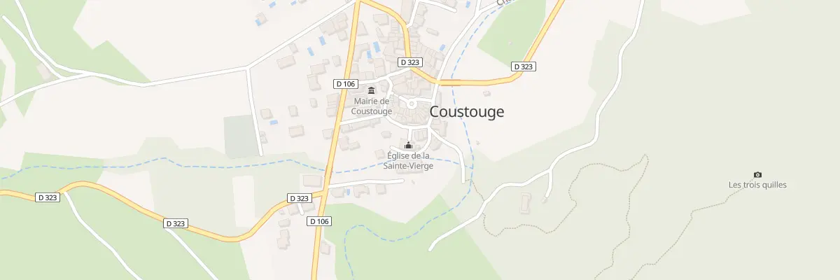 Plan du 6 Rue de l’Eglise à Coustouge