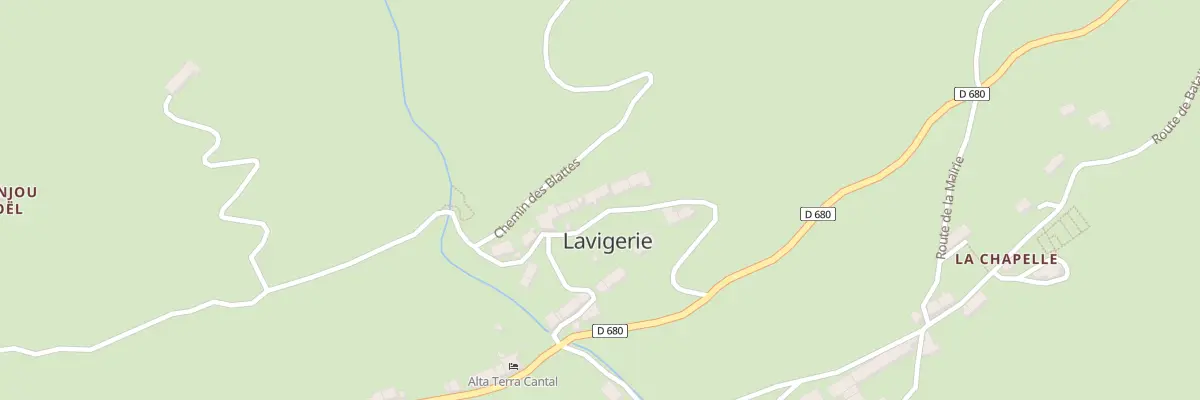 Plan du 5039 Le Bourg à Lavigerie