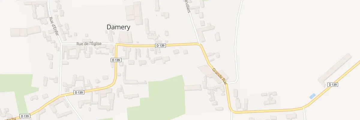 Plan du 3 Rue de l’Eglise à Damery