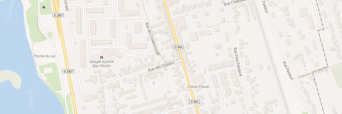 Plan du 128 Rue Deportes Internes Resistan à Montargis