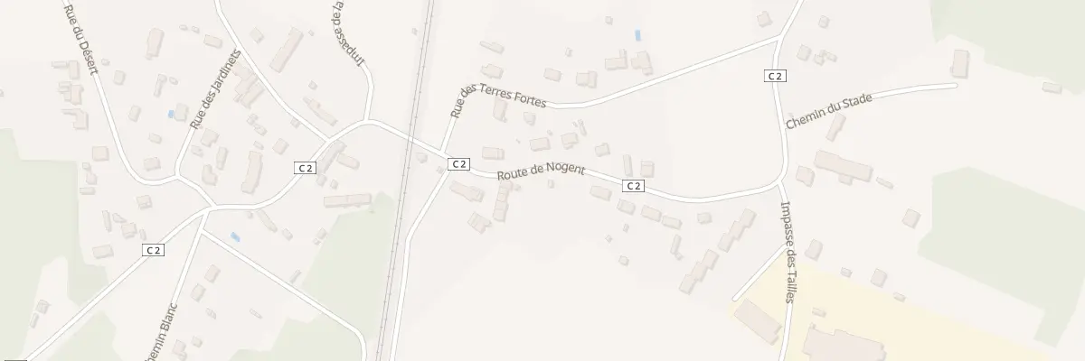 Plan du 47 Rte de Nogent à Pressigny-les-Pins