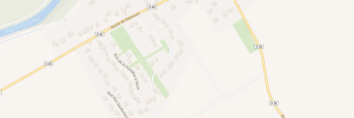 Plan du 17 Rue de la Fontaine a Nicot à La Genevraye