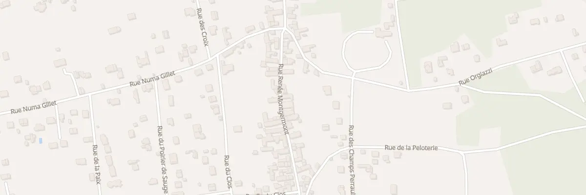 Plan du 100 Rue Renée Montgermont à Montigny-sur-Loing