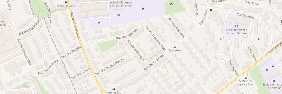 Plan du 24 Rue des Mésanges à Arras