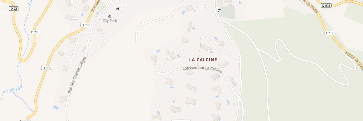 Plan du 9 Lot la Calcine à Llauro