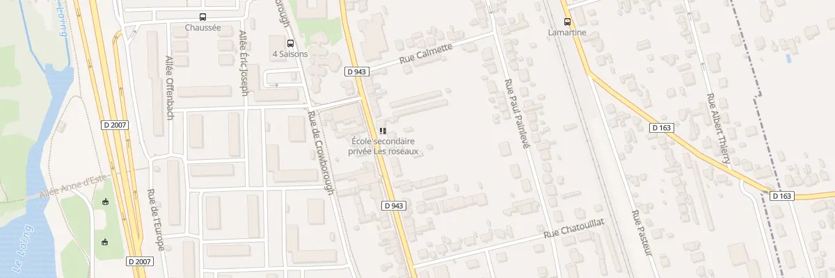 Plan du 59 Rue Deportes Internes Resistan à Montargis