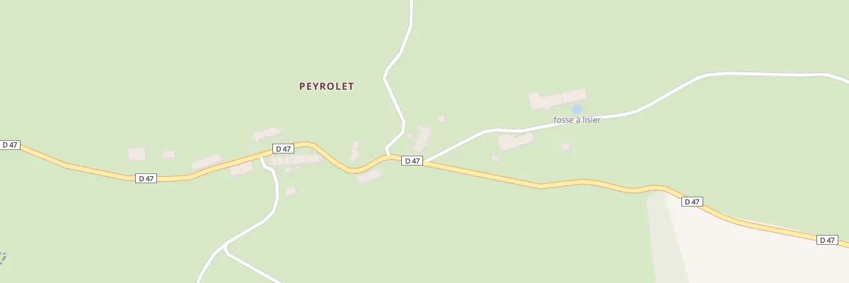 Plan du 5045 Peyrolet à Lugarde