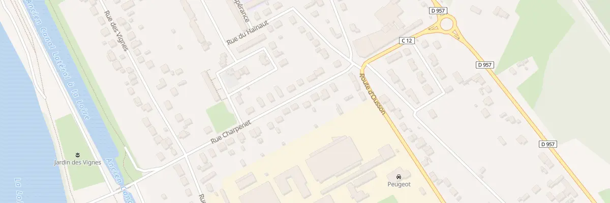 Plan du 7 Rue Charpenet à Briare
