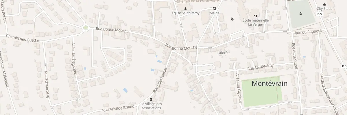 Plan du 1 Rue Jules Hemet à Montévrain