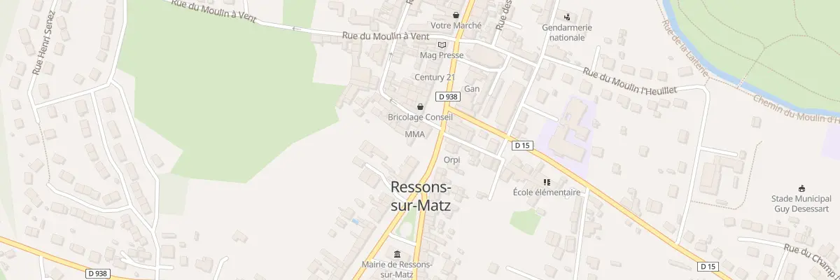Plan du 6 Pl du Bail à Ressons-sur-Matz