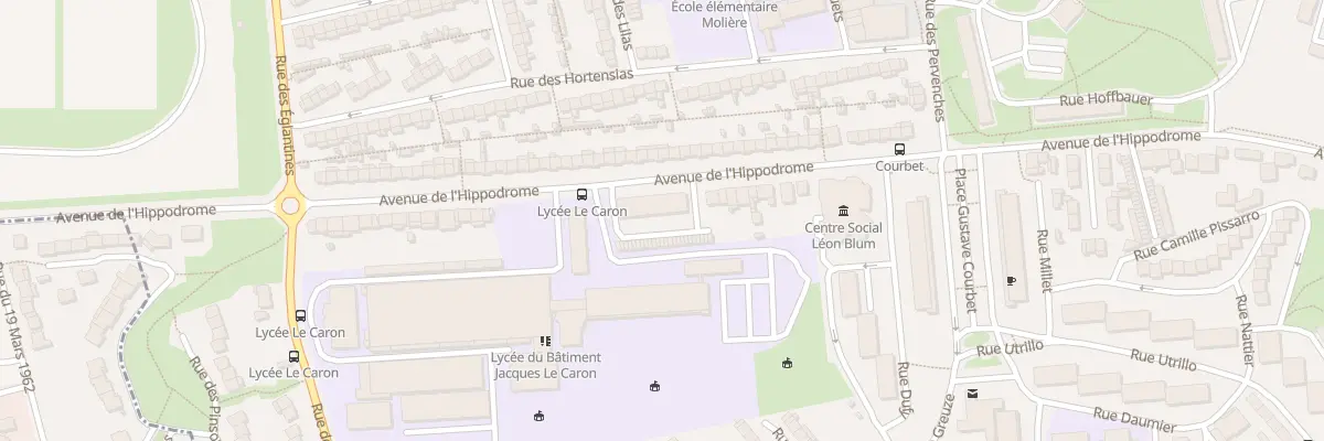 Plan du 55 Av de l’Hippodrome à Arras