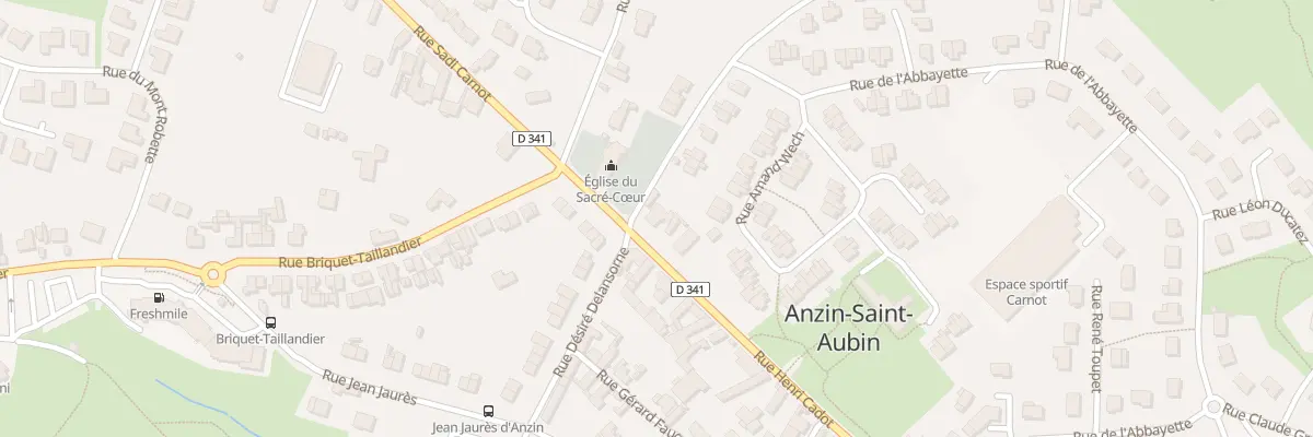 Plan du 22 Rue Henri Cadot à Anzin-Saint-Aubin