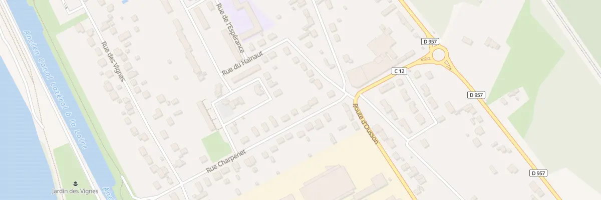 Plan du 6 Rue Charpenet à Briare