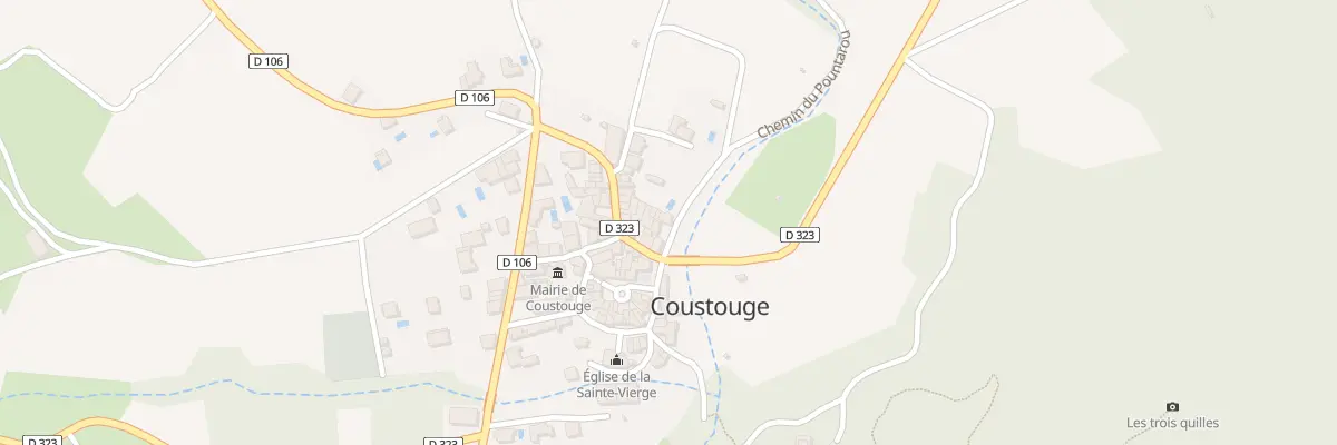 Plan du 4 Che du Pountarou à Coustouge