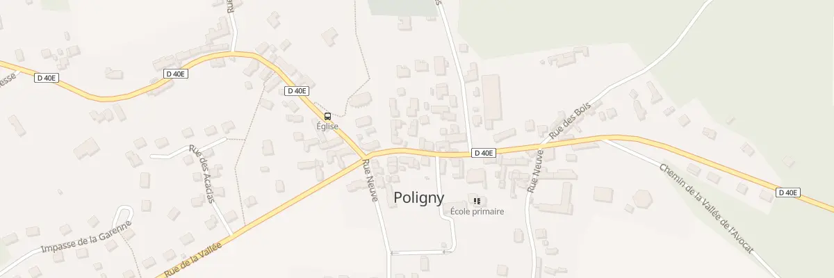 Plan du 6 Rue de la Mairie à Poligny