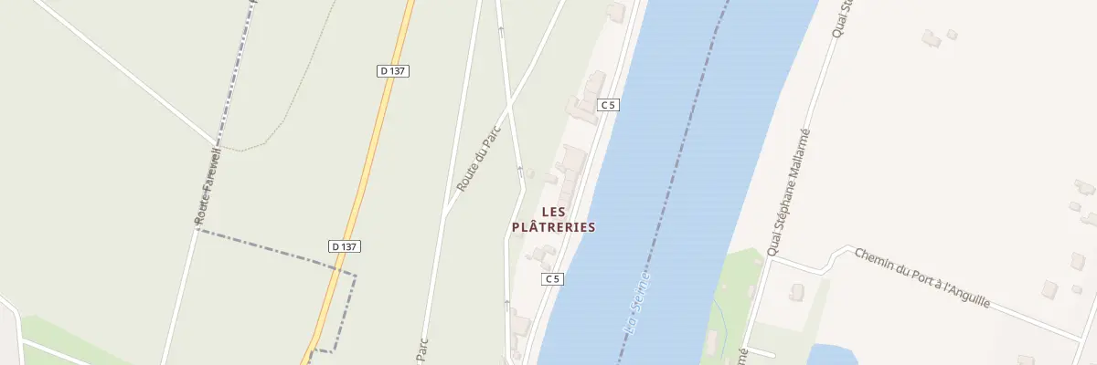 Plan du 5724 Quai des Platreries à Samois-sur-Seine