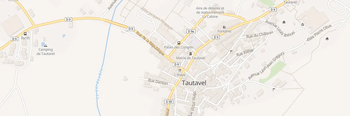 Plan du 8B Rue de la République à Tautavel