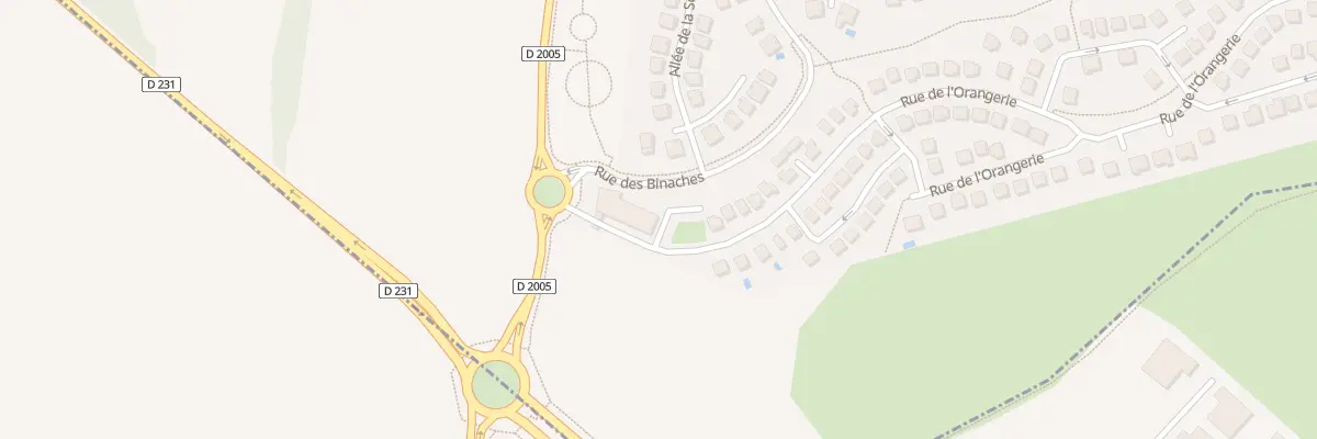 Plan du 1 Rue de l’Orangerie à Montévrain