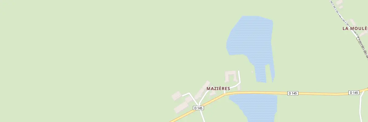 Plan du 1 Mazieres au Brethon