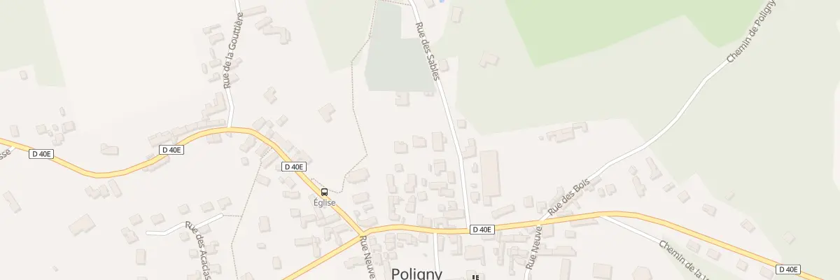 Plan du 8 Rue des Sables à Poligny