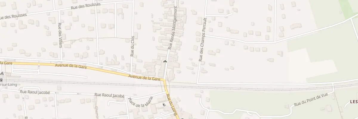 Plan du 16 Rue Renée Montgermont à Montigny-sur-Loing