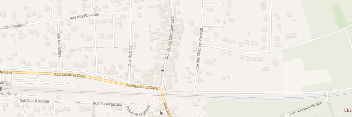 Plan du 22 Rue Renée Montgermont à Montigny-sur-Loing
