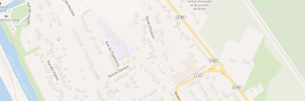 Plan du 34 Rte d’Ousson à Briare