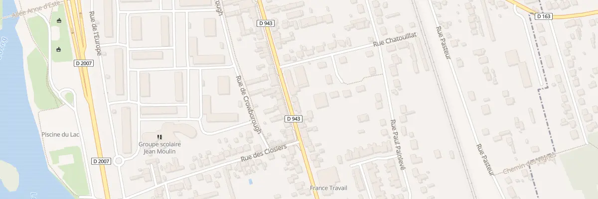Plan du 89 Rue Deportes Internes Resistan à Montargis
